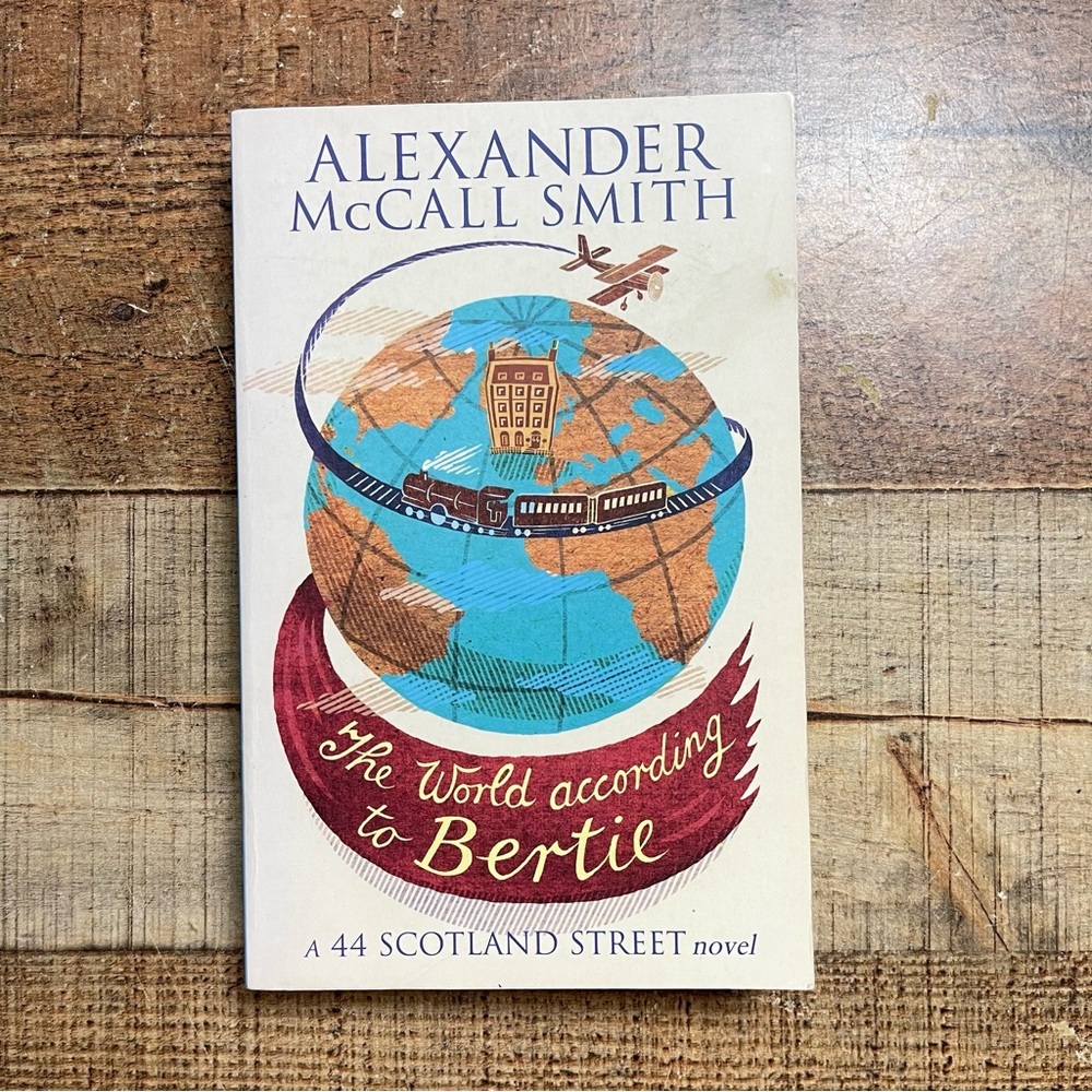 'The World According to Bertie' Coffee Table Book - Cream and Blue